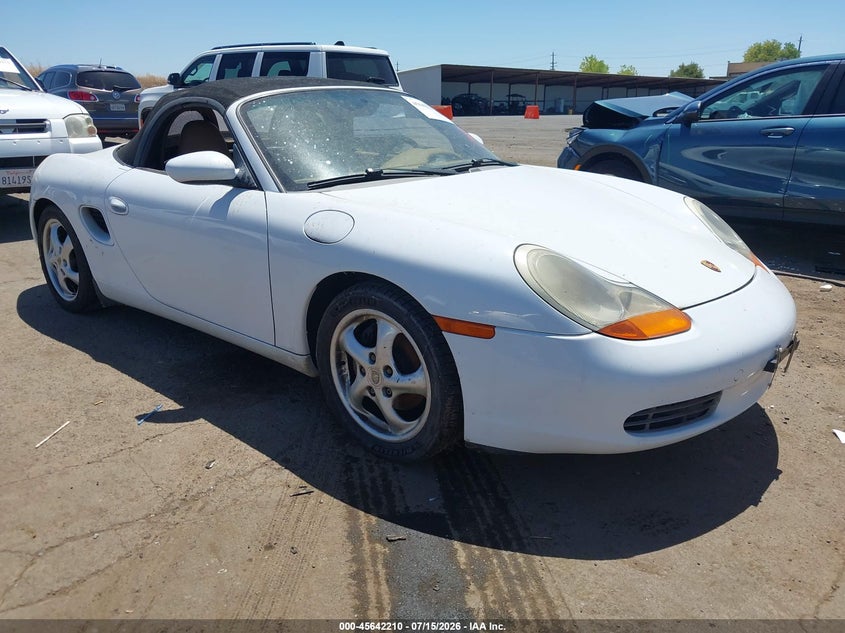 1999 Porsche Boxster VIN WP0CA2988XU630981 IAAI salvage auction — NORMAL WEAR, Clear - Dealer Only (California), sold $1,625 on 2026-08-05 (photo 1)