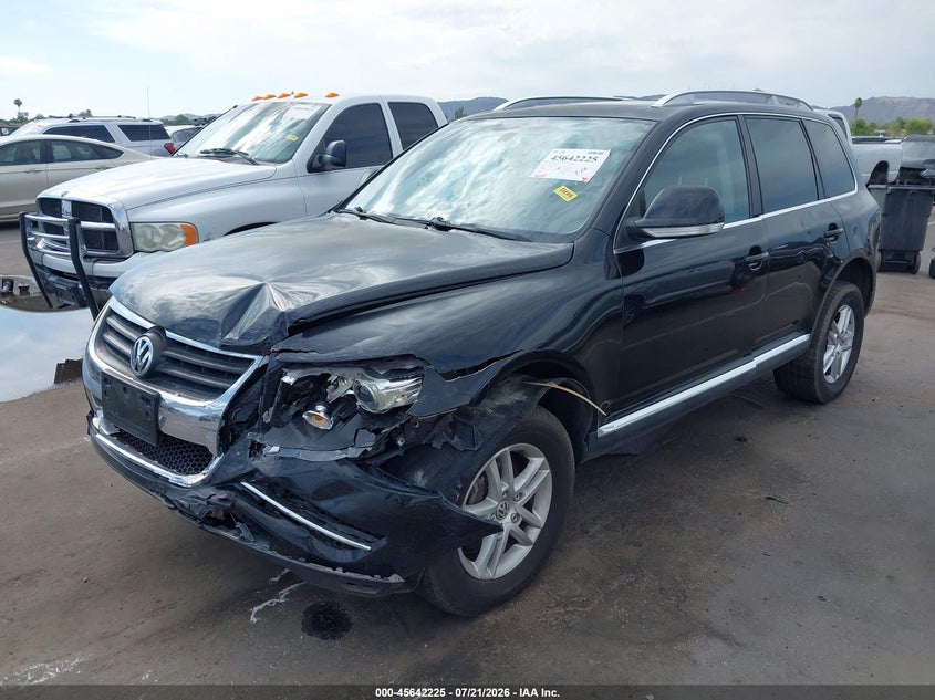 2008 Volkswagen Touareg VIN WVGBE77L38D062009 IAAI salvage auction — FRONT END, Salvage (Arizona), sold $200 on 2026-08-18 (photo 2)