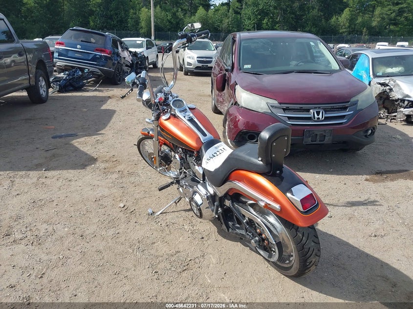 2006 Harley-davidson Fxstdi VIN 1HD1JBB186Y067229 IAAI salvage auction — LEFT FRONT, Salvage (Massachusetts), sold $1,500 on 2026-09-11 (photo 3)