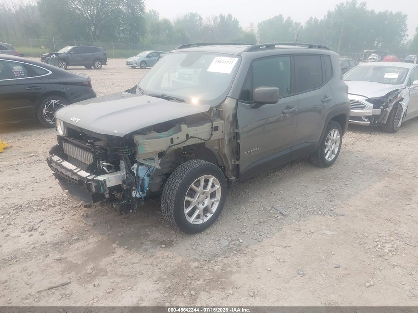 2019 Jeep Renegade VIN ZACNJBBB2KPK74887 IAAI salvage auction — FRONT END, Clear (Wisconsin), sold $3,100 on 2026-08-20 (photo 2)