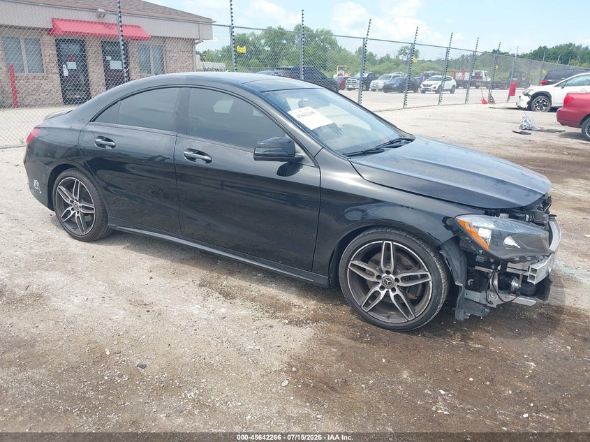 2018 Mercedes-benz Cla-klasse VIN WDDSJ4EB8JN631337 IAAI salvage auction — FRONT END, Clear (Wisconsin), sold $6,450 on 2026-08-18 (photo 1)