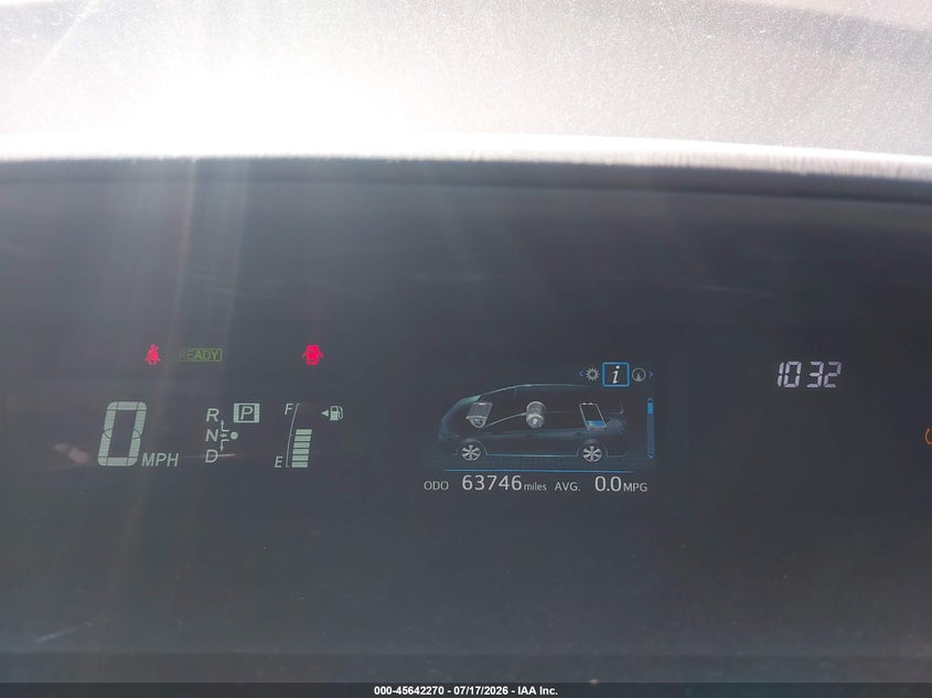 2016 Toyota Prius v VIN JTDZN3EU7GJ044569 IAAI salvage auction — NORMAL WEAR, Clear (Massachusetts), sold $9,400 on 2026-07-24 (photo 7)