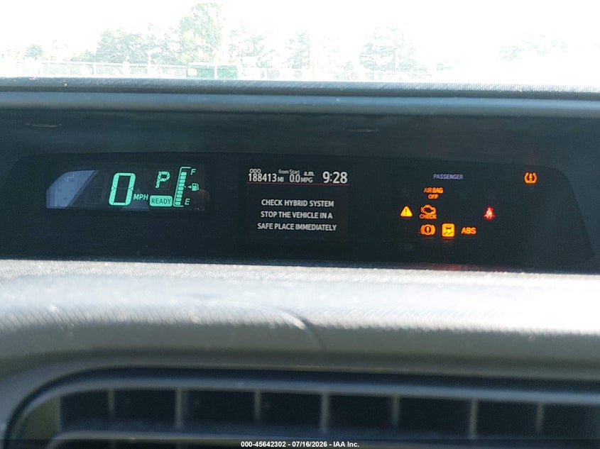 2012 Toyota Prius c VIN JTDKDTB38C1508365 IAAI salvage auction — NORMAL WEAR, Clear (Georgia), sold $1,475 on 2026-07-29 (photo 7)