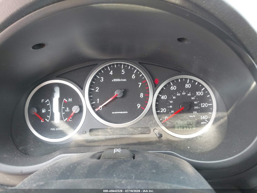 2004 Subaru Impreza VIN JF1GG29664H811277 IAAI salvage auction — NORMAL WEAR, Clear (Illinois), sold $850 on 2026-07-28 (photo 7)
