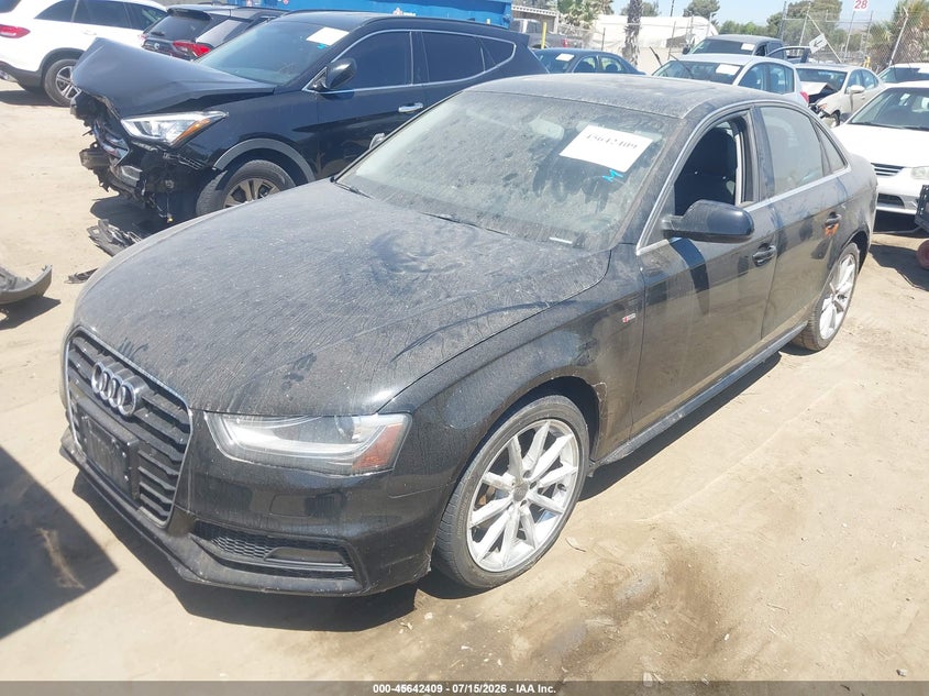 2014 Audi A4 VIN WAUFFAFL1EA083758 IAAI salvage auction — NORMAL WEAR, Clear - Dealer Only (California), sold $800 on 2026-07-29 (photo 2)