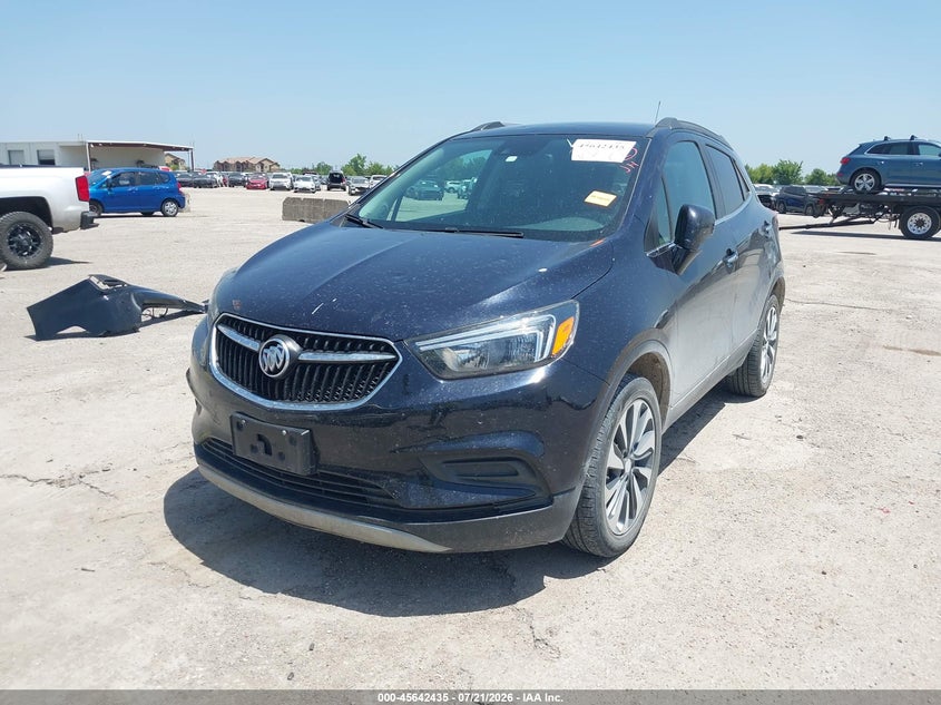 2022 Buick Encore VIN KL4CJESM7NB515512 IAAI salvage auction — HAIL, Original (Texas), sold $3,600 on 2026-08-24 (photo 2)