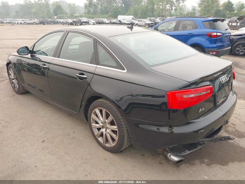 2015 Audi A6 VIN WAUGFAFC5FN007121 IAAI salvage auction — REAR END, Salvage Title, sold $2,350 on 2026-07-31 (photo 3)