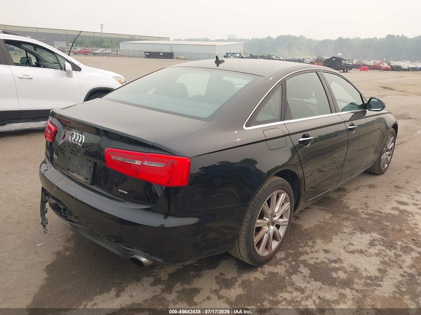2015 Audi A6 VIN WAUGFAFC5FN007121 IAAI salvage auction — REAR END, Salvage Title, sold $2,350 on 2026-07-31 (photo 4)