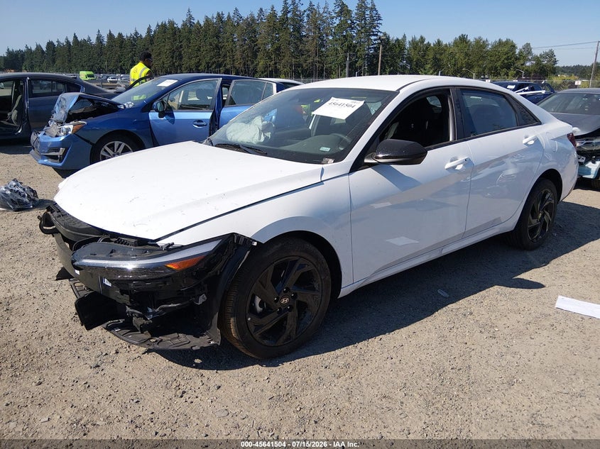 2026 Hyundai Elantra VIN KMHLM4DG4TU211713 IAAI salvage auction — FRONT END, Enterprise Veh. Bill Of Sale -Parts Only (Washington), sold $3,150 on 2026-07-22 (photo 2)