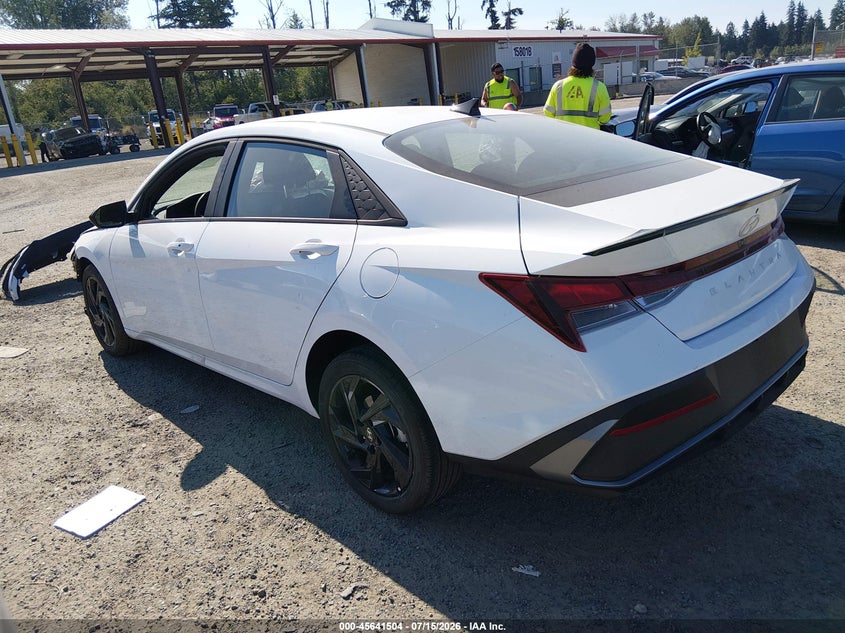 2026 Hyundai Elantra VIN KMHLM4DG4TU211713 IAAI salvage auction — FRONT END, Enterprise Veh. Bill Of Sale -Parts Only (Washington), sold $3,150 on 2026-07-22 (photo 3)
