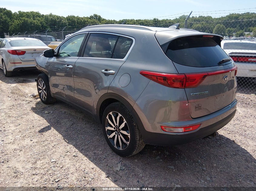 2018 Kia Sportage VIN KNDPNCAC2J7462742 IAAI salvage auction — LEFT FRONT, Clear (Wisconsin), sold $1,050 on 2026-07-29 (photo 3)