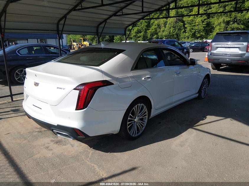 2021 Cadillac Ct4 VIN 1G6DF5RK7M0110781 IAAI salvage auction — FRONT END, Salvage Title, sold $10,800 on 2026-08-06 (photo 4)