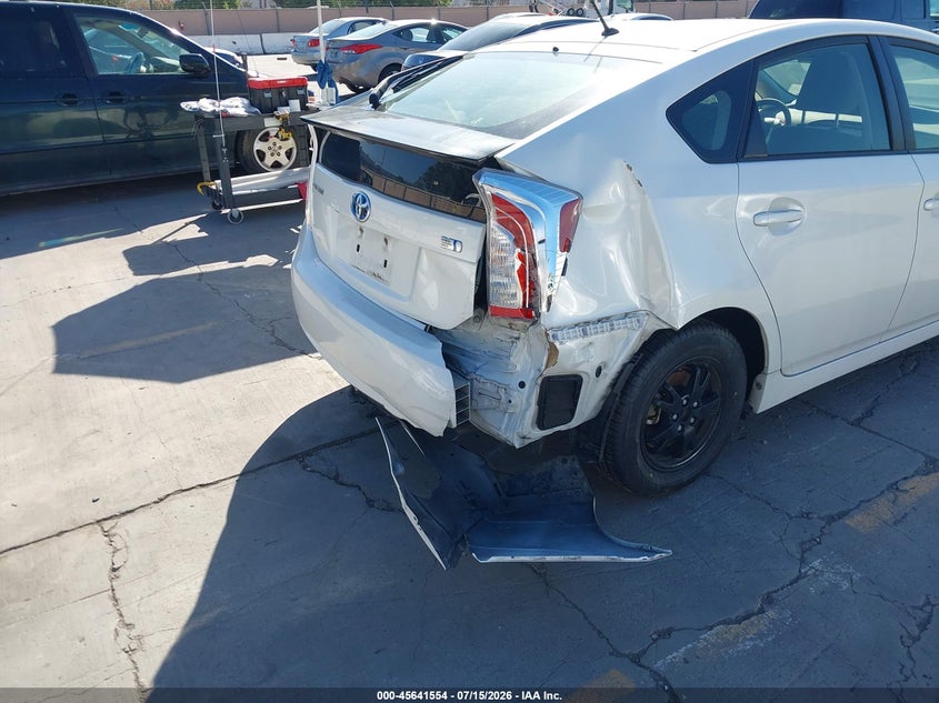 2015 Toyota Prius VIN JTDKN3DU1F0470295 IAAI salvage auction — NORMAL WEAR, Salvage (California), sold $3,250 on 2026-07-29 (photo 6)