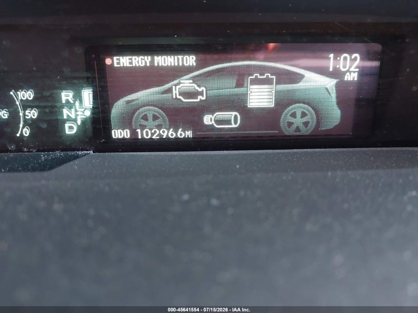 2015 Toyota Prius VIN JTDKN3DU1F0470295 IAAI salvage auction — NORMAL WEAR, Salvage (California), sold $3,250 on 2026-07-29 (photo 7)