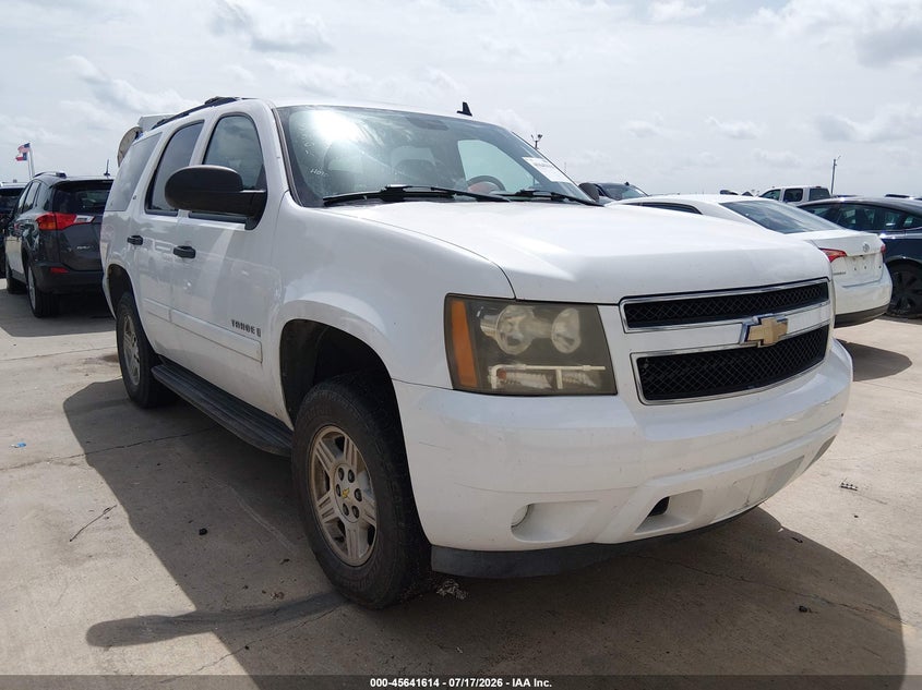 2007 Chevrolet Tahoe VIN 1GNFC13087R408861 IAAI salvage auction — REAR END, Non-Repairable (Texas), sold $500 on 2026-07-24 (photo 1)
