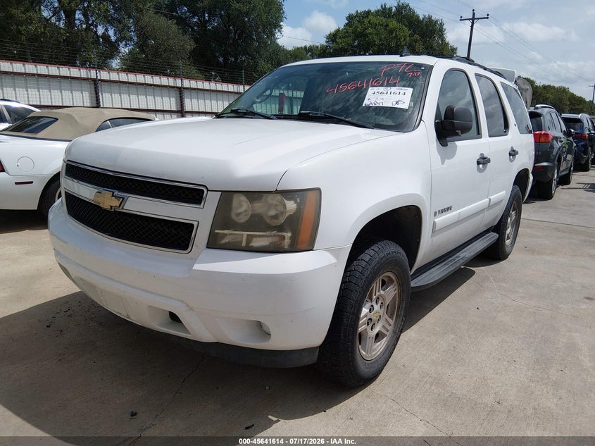 2007 Chevrolet Tahoe VIN 1GNFC13087R408861 IAAI salvage auction — REAR END, Non-Repairable (Texas), sold $500 on 2026-07-24 (photo 2)