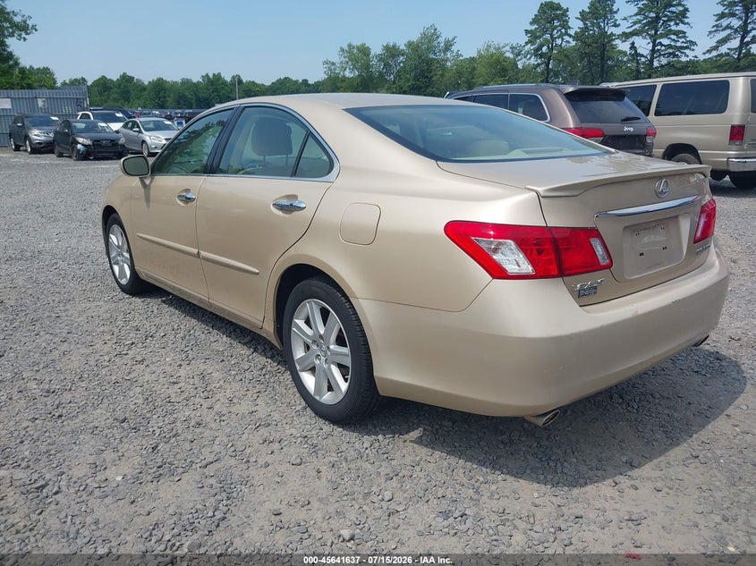 2009 Lexus Es 350 VIN JTHBJ46G092293464 IAAI salvage auction — NORMAL WEAR, Clear (New Jersey), sold $1,150 on 2026-07-22 (photo 3)