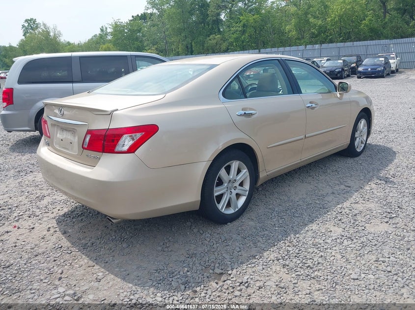 2009 Lexus Es 350 VIN JTHBJ46G092293464 IAAI salvage auction — NORMAL WEAR, Clear (New Jersey), sold $1,150 on 2026-07-22 (photo 4)