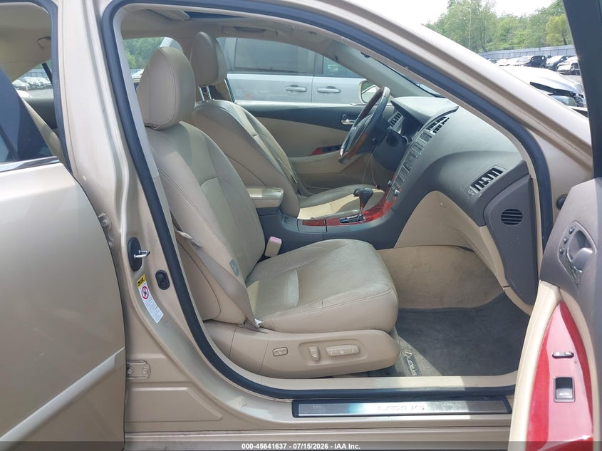 2009 Lexus Es 350 VIN JTHBJ46G092293464 IAAI salvage auction — NORMAL WEAR, Clear (New Jersey), sold $1,150 on 2026-07-22 (photo 5)
