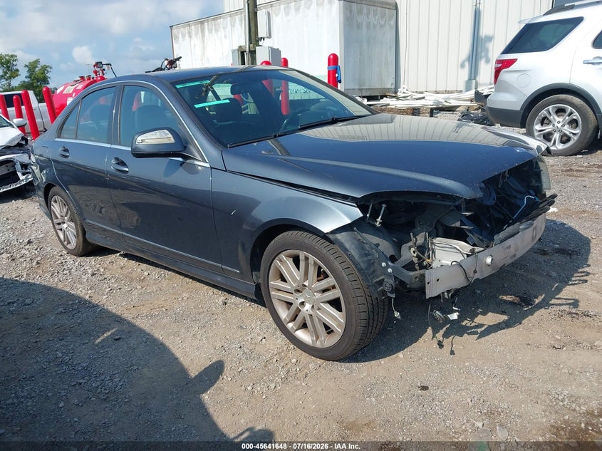 2008 Mercedes-benz C class VIN WDDGF54X38R017597 IAAI salvage auction — FRONT END, Clear (Tennessee), sold $425 on 2026-08-20 (photo 1)