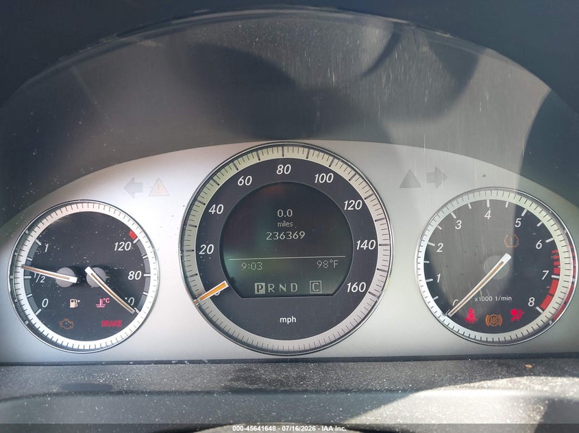 2008 Mercedes-benz C class VIN WDDGF54X38R017597 IAAI salvage auction — FRONT END, Clear (Tennessee), sold $425 on 2026-08-20 (photo 7)