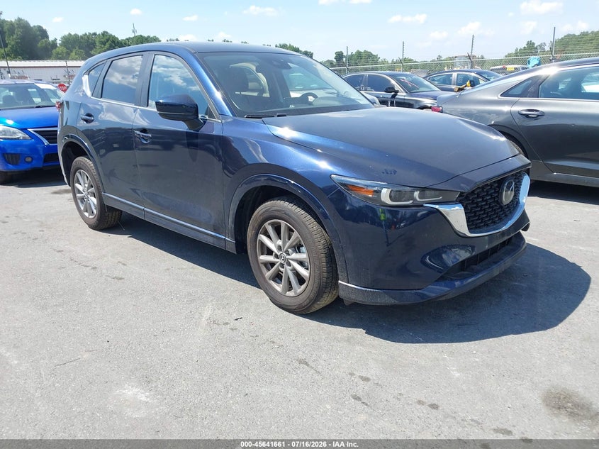 2025 Mazda Cx-5 VIN JM3KFBBL1S0681368 IAAI salvage auction — LEFT FRONT, Enterprise Vehicles Clear Only (New Jersey), sold $8,900 on 2026-07-20 (photo 1)
