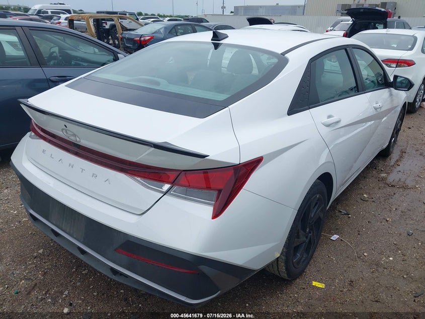 2026 Hyundai Elantra VIN KMHLM4DG6TU122094 IAAI salvage auction — SIDE, Enterprise Vehicles Clear Only (Texas), sold $8,200 on 2026-07-22 (photo 4)