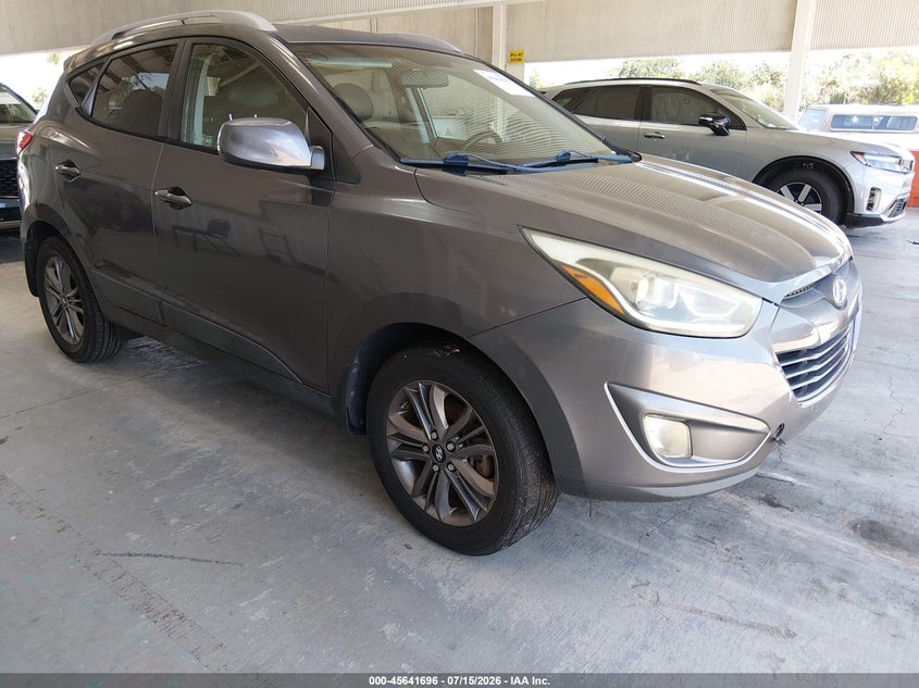 2014 Hyundai Tucson VIN KM8JU3AGXEU927900 IAAI salvage auction — NORMAL WEAR, Clear (Florida), sold $1,750 on 2026-07-22 (photo 1)