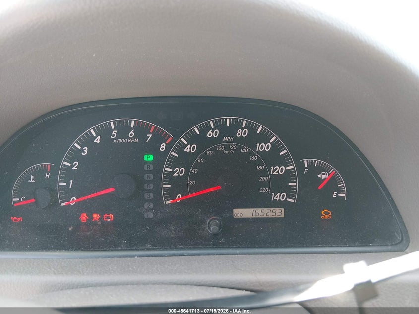 2006 Toyota Camry VIN JTDBE30KX63045936 IAAI salvage auction — NORMAL WEAR, Clear (Maryland), sold $525 on 2026-07-23 (photo 7)