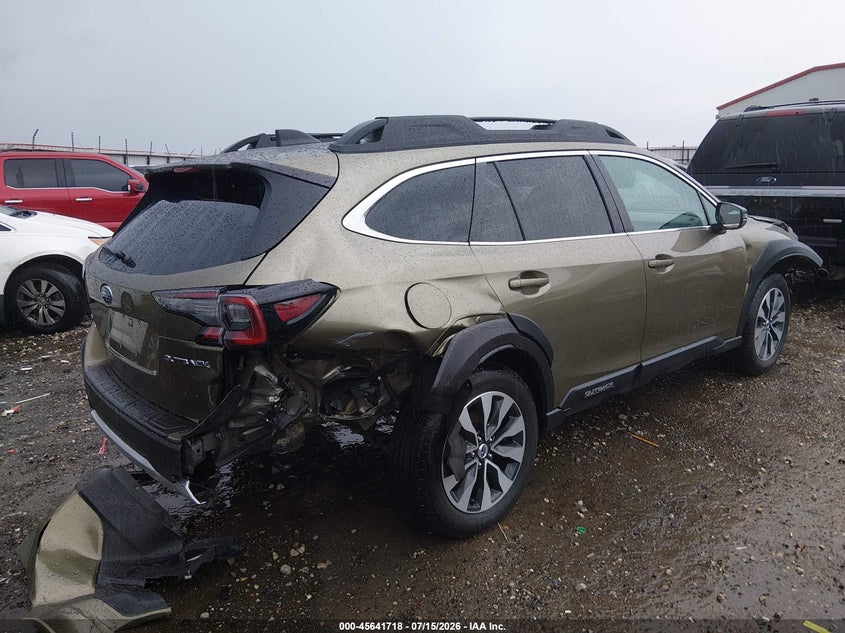 2025 Subaru Outback VIN 4S4BTANC9S3118909 IAAI salvage auction — FRONT END, Salvage (Arkansas), sold $6,300 on 2026-08-02 (photo 4)