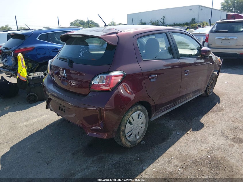 2024 Mitsubishi Mirage VIN ML32AUHJ2RH017586 IAAI salvage auction — FRONT END, Enterprise Vehicles Clear Only (Maryland), sold $5,025 on 2026-07-20 (photo 4)