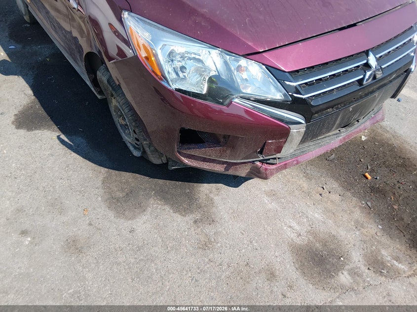 2024 Mitsubishi Mirage VIN ML32AUHJ2RH017586 IAAI salvage auction — FRONT END, Enterprise Vehicles Clear Only (Maryland), sold $5,025 on 2026-07-20 (photo 6)