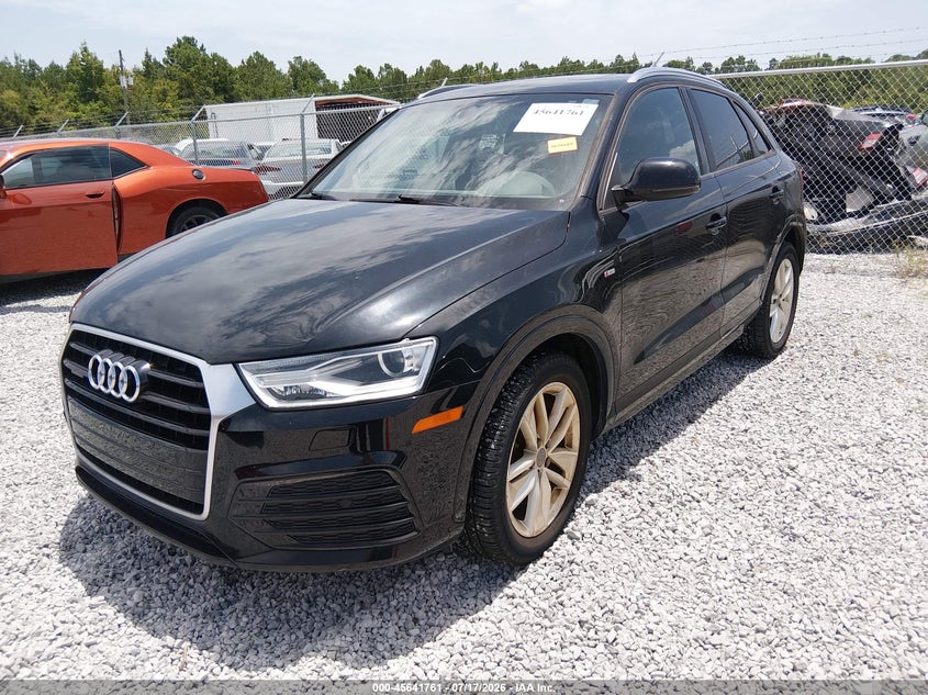 2018 Audi Q3 VIN WA1ECCFS9JR023646 IAAI salvage auction — LEFT SIDE, Salvage (Alabama), sold $2,000 on 2026-09-01 (photo 2)