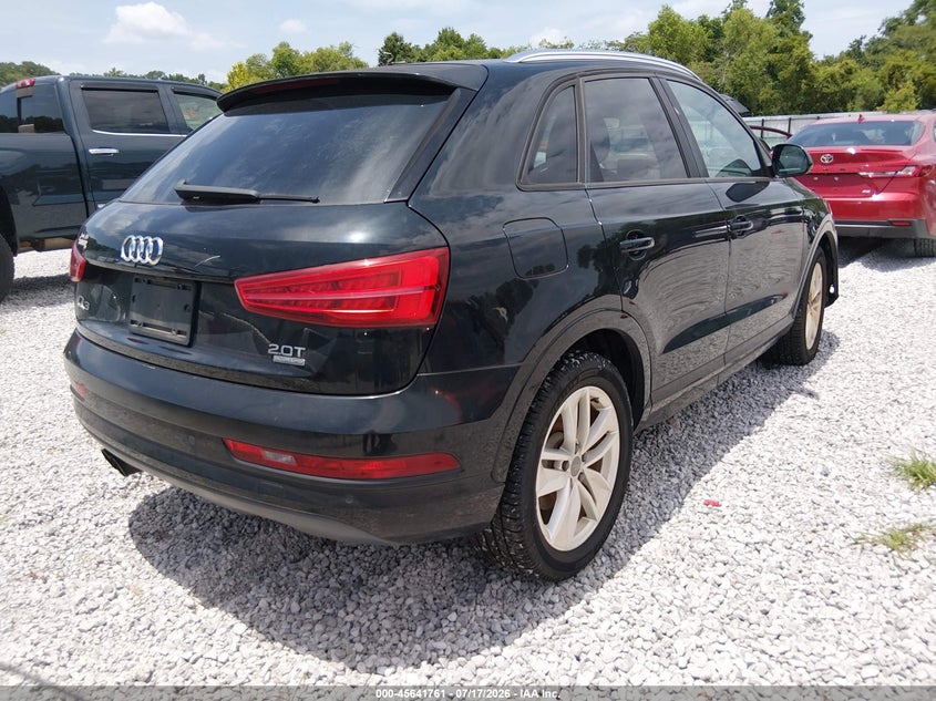 2018 Audi Q3 VIN WA1ECCFS9JR023646 IAAI salvage auction — LEFT SIDE, Salvage (Alabama), sold $2,000 on 2026-09-01 (photo 4)