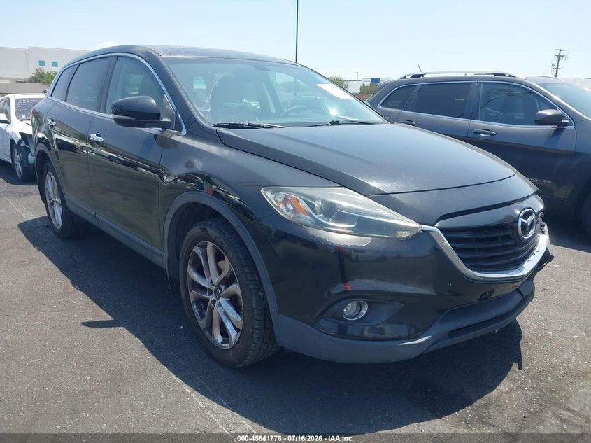 2013 Mazda Cx-9 VIN JM3TB3DA4D0406825 IAAI salvage auction — LEFT FRONT, Salvage Certificate (California), sold $400 on 2026-07-24 (photo 1)
