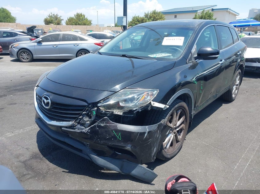 2013 Mazda Cx-9 VIN JM3TB3DA4D0406825 IAAI salvage auction — LEFT FRONT, Salvage Certificate (California), sold $400 on 2026-07-24 (photo 2)
