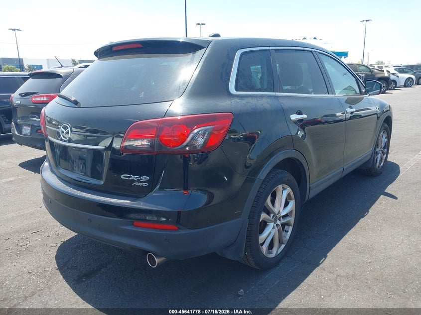 2013 Mazda Cx-9 VIN JM3TB3DA4D0406825 IAAI salvage auction — LEFT FRONT, Salvage Certificate (California), sold $400 on 2026-07-24 (photo 4)
