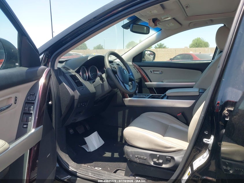 2013 Mazda Cx-9 VIN JM3TB3DA4D0406825 IAAI salvage auction — LEFT FRONT, Salvage Certificate (California), sold $400 on 2026-07-24 (photo 5)