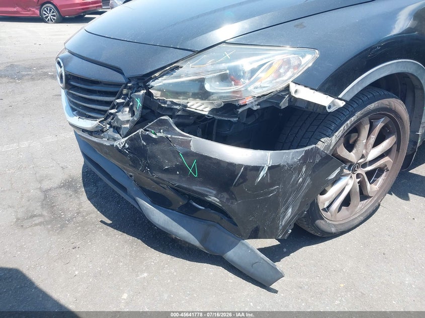 2013 Mazda Cx-9 VIN JM3TB3DA4D0406825 IAAI salvage auction — LEFT FRONT, Salvage Certificate (California), sold $400 on 2026-07-24 (photo 6)