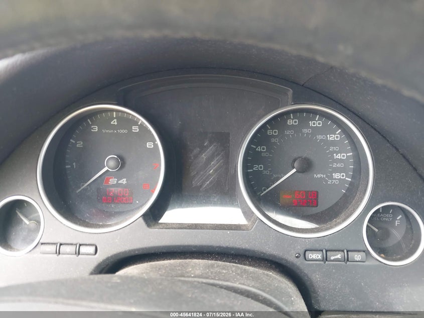 2004 Audi S4 VIN WUARL48H14K901584 IAAI salvage auction — NORMAL WEAR, Clear (Florida), sold $425 on 2026-07-29 (photo 7)