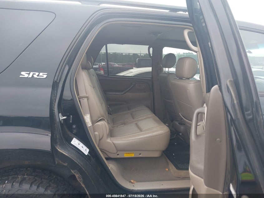 2007 Toyota Sequoia VIN 5TDBT44A47S291667 IAAI salvage auction — NORMAL WEAR, Clear (Georgia), sold $1,475 on 2026-07-17 (photo 8)