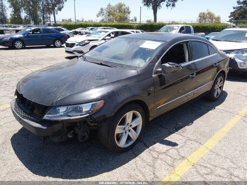 2017 Volkswagen Passat cc VIN WVWKP7AN4HE500667 IAAI salvage auction — FRONT END, Salvage (California), sold $1,200 on 2026-08-11 (photo 2)