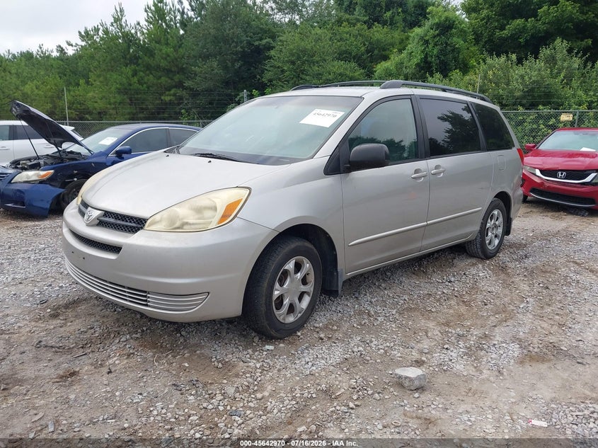 2004 Toyota Sienna VIN 5TDZA23C34S001202 IAAI salvage auction — NORMAL WEAR, Clear (Alabama), sold $575 on 2026-07-29 (photo 2)