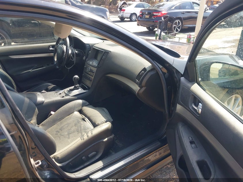 2012 Infiniti G VIN JN1CV6AP7CM629106 IAAI salvage auction — SIDE, Salvage (California), sold $1,350 on 2026-07-28 (photo 5)
