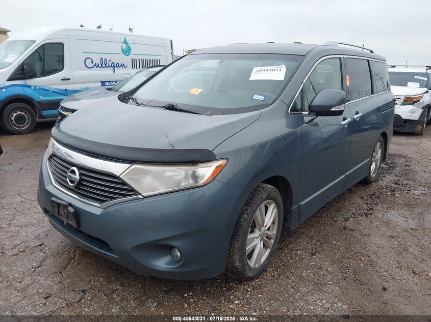 2011 Nissan Quest VIN JN8AE2KP9B9006913 IAAI salvage auction — NORMAL WEAR, Original (Texas), sold $25 on 2026-07-29 (photo 2)