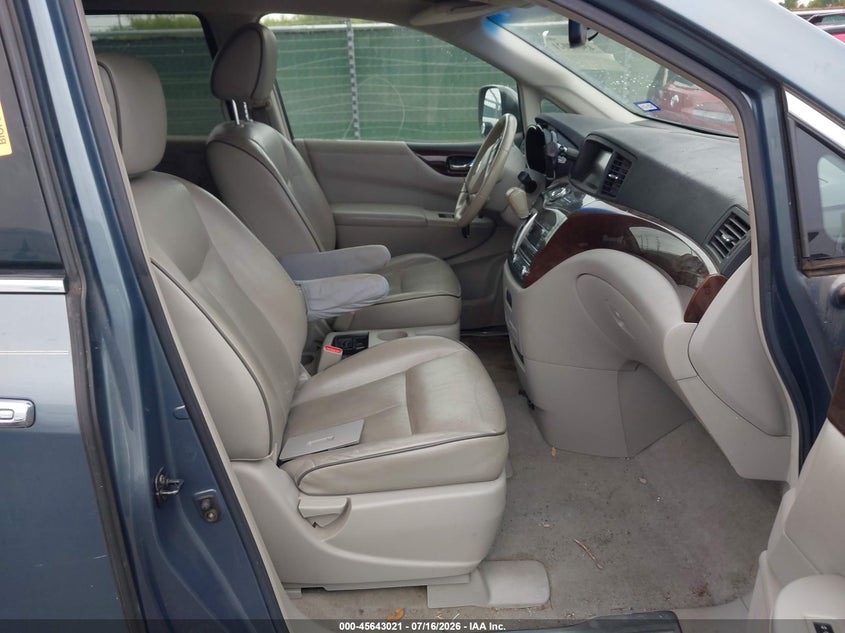 2011 Nissan Quest VIN JN8AE2KP9B9006913 IAAI salvage auction — NORMAL WEAR, Original (Texas), sold $25 on 2026-07-29 (photo 5)