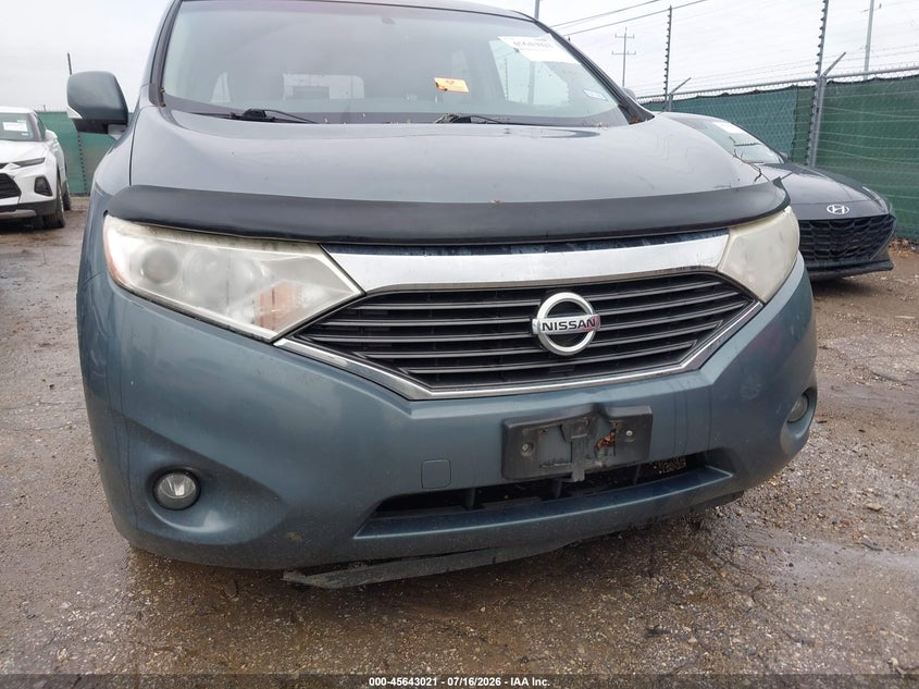 2011 Nissan Quest VIN JN8AE2KP9B9006913 IAAI salvage auction — NORMAL WEAR, Original (Texas), sold $25 on 2026-07-29 (photo 6)