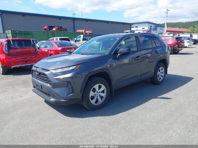 2023 Toyota Rav 4 VIN 2T3F1RFV6PW346333 IAAI salvage auction — REAR END, Wait Title, sold $8,750 on 2026-08-22 (photo 2)