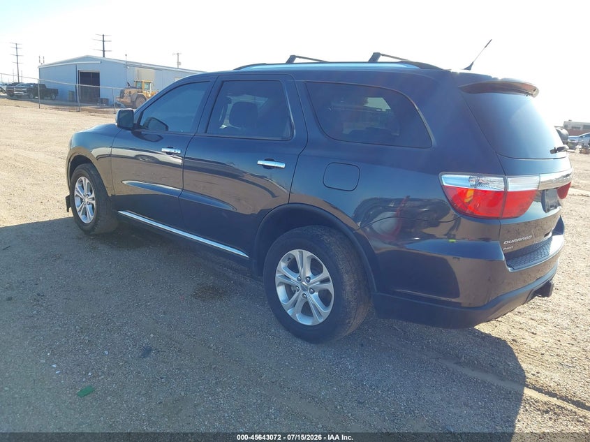 2013 Dodge Durango VIN 1C4RDJDG9DC689744 IAAI salvage auction — LEFT FRONT, Original (Texas), sold $2,500 on 2026-08-09 (photo 3)