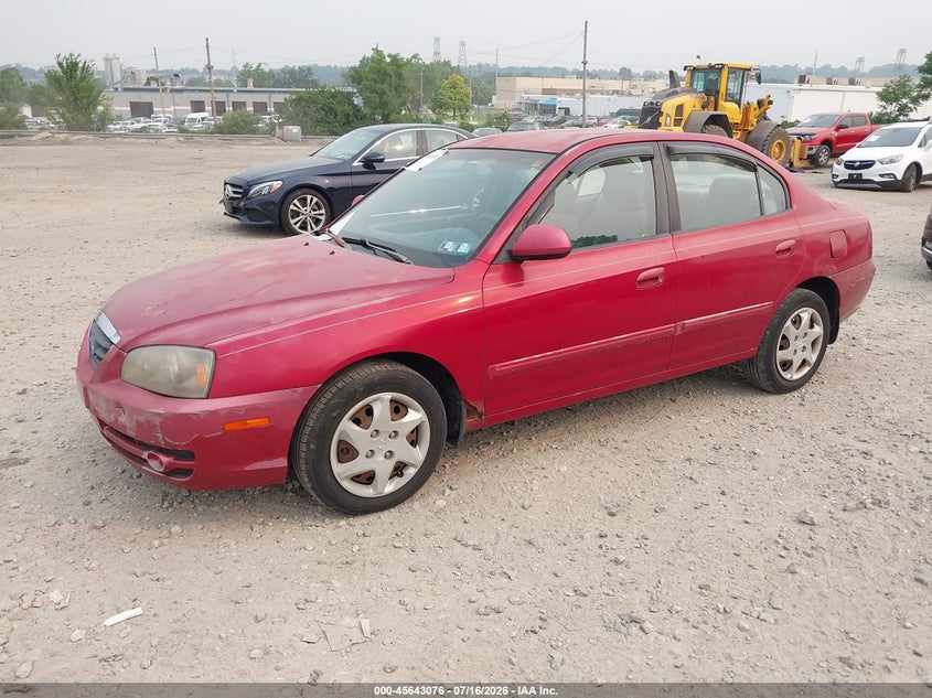 2005 Hyundai Elantra VIN KMHDN46D15U974778 IAAI salvage auction — LEFT FRONT, Salvage (Pennsylvania), sold $350 on 2026-07-31 (photo 2)